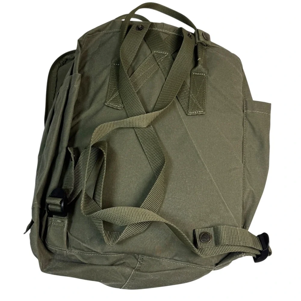 Fjallraven Kanken Classic Backpack Green 23510 Vinylon F School Bag